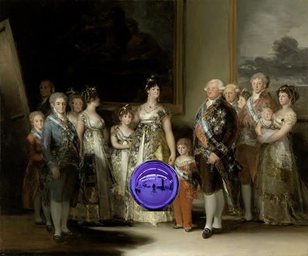 Gazing Ball (Goya The Family of Carlos IV)