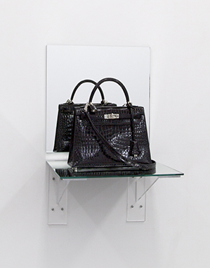 Kelly Bag Black Croc (Shelf) - Bag donated by Almine-Ruiz Picasso