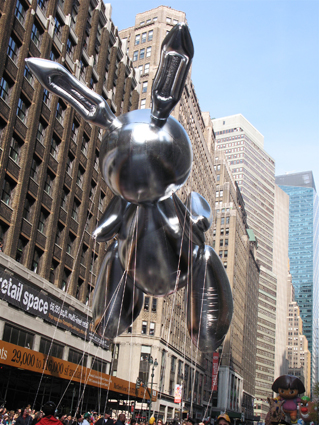 Rabbit – Macy's Thanksgiving Day Balloon by Jeff Koons (2007)