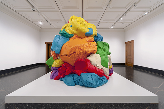 Play-Doh by Jeff Koons. Plato Contemporary: Artists' Visions, Getty Villa, Los Angeles, 2018