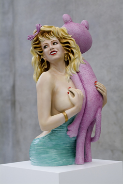 Pink Panther by Jeff Koons. Re-Object, Kunsthaus Bregenz, 2007.