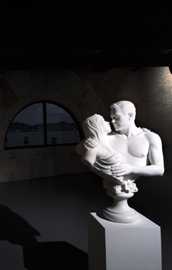 Bourgeois Bust - Jeff and Ilona by Jeff Koons. Mapping the Studio: Artists from the François Pinault Collection, Punta Della Dogana & Palazzo Grassi, 2009-2011 