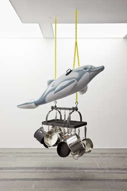Dolphin by Jeff Koons. Sexuality and Transcendence, Pinchuk Art Centre, 2010.